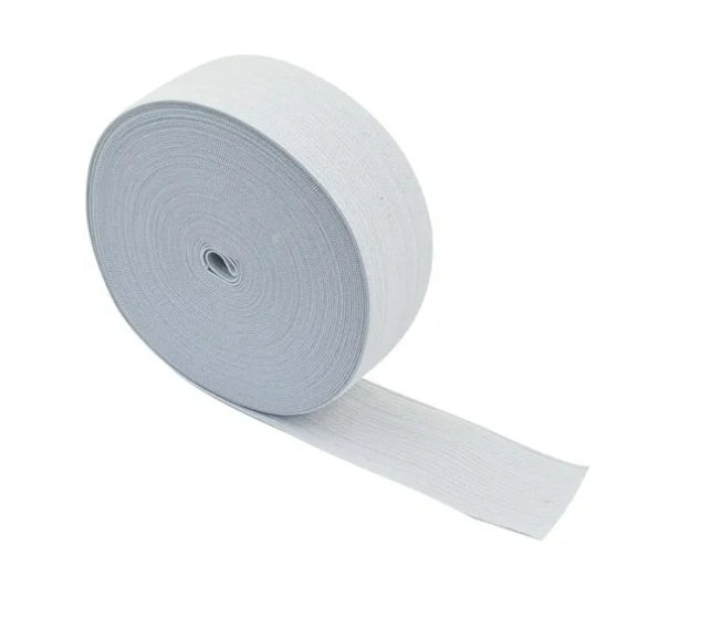 Elástico blanco 5 Cm De Ancho - Rollo De 5 Metros